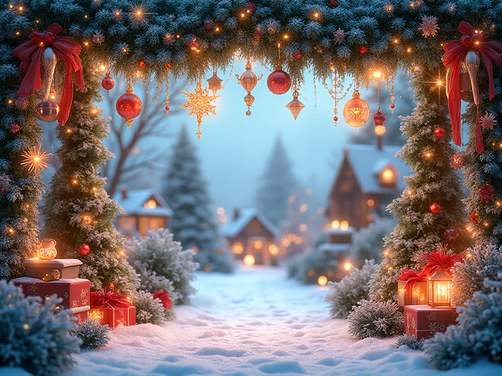 Kauniit talven juhlakoristelut Frizelonxla palvelusta